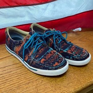Like new Twisted X Aztec loper sneakers